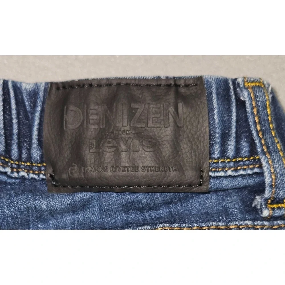 Denizen from Levis Boys Jeans Size 8 Regular Blue Denim Elastic Drawstring Waist